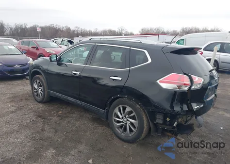 2015 Nissan Rogue Sl z USA, uszkodzony, nr VIN 5N1AT2MV1FC806199